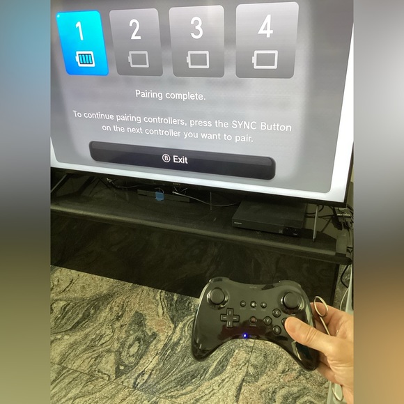 Wii U Wireless Classic Pro Controller Black - Picture 10 of 12